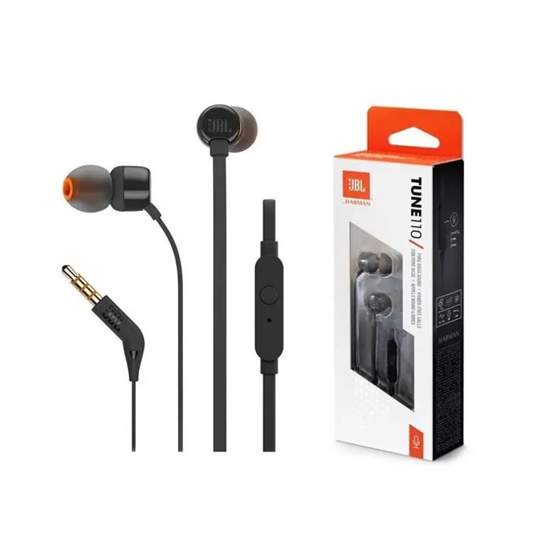 AUDIFONOS JBL TUNE 110 BLACK