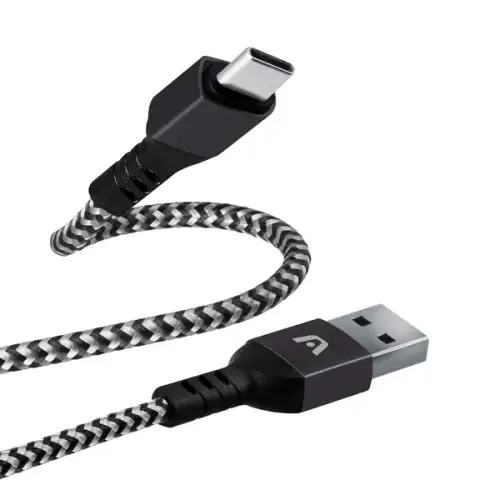 CABLE ARGOM DURA FORM TYPE-C TO USB BLACK 1.8 MTS