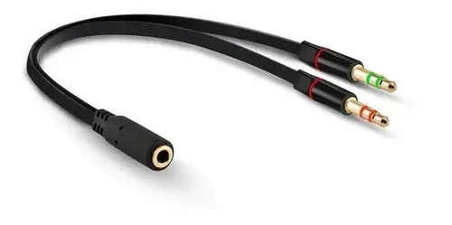 CABLE CONVERTIDOR PLUG 1 HEMBRA A 2 MACHO
