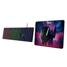 COMBO TECLADO Y MOUSE XTECH HASHA GAMING KYBD MOUSE PAD XTK-535S
