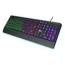 TECLADO MULTIMEDIA CON ILUMINACIÓN PARA VIDEOJUEGOS, CABLEADO, CHEVALIER XTECH SPA LED LIGHT XTK-50