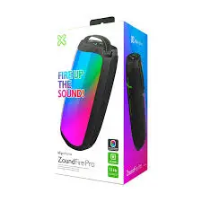 BOCINA ZOUNDFIRE PRO KBS-350 BT KBS-350BK LED LIGHT 16W IPX6 TWS 11HR