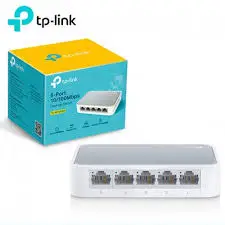 TP-LINK TL-SF1005D SWITCH DE ESCRITORIO 5 PUERTOS 10/100MBPS PLASTICO GRIS-BLANCO