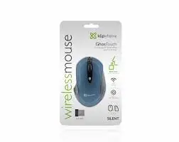 MOUSE KX KMW-400BL SILENT WIRELESS MOUSE 2.4 GHZ BLUE NANO DNGL |