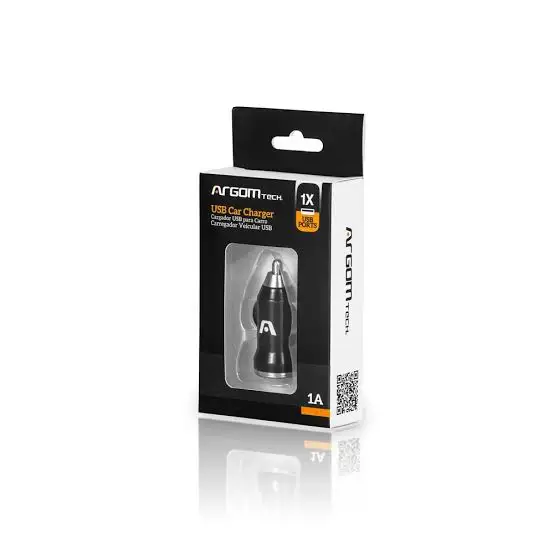 CARGADOR DE CARRO USB 2.0 1 PUERTO ARG-AC-0101