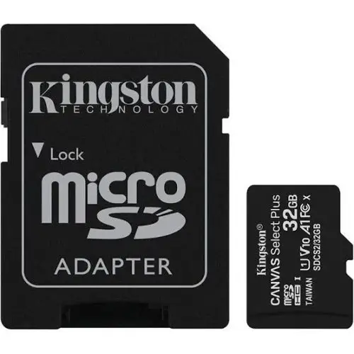 MICRO SD 32 GB Y ADAPTADOR KINGSTON