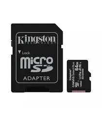 MICRO SD 64 GB Y ADAPTADOR KINGSTON