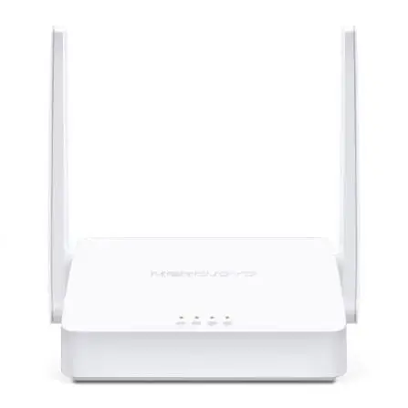 ROUTER MW302R INALÁMBRICO N DE 300MBPS, 2 ANTENAS DE 5DBI, MARCA MERCUSYS MW302R