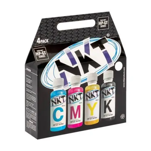 TINTA NKT 100ML UNIVERSAL CIAN/MAGENTA/AMARILLO/NEGRO BLISTER 4 COLORES
