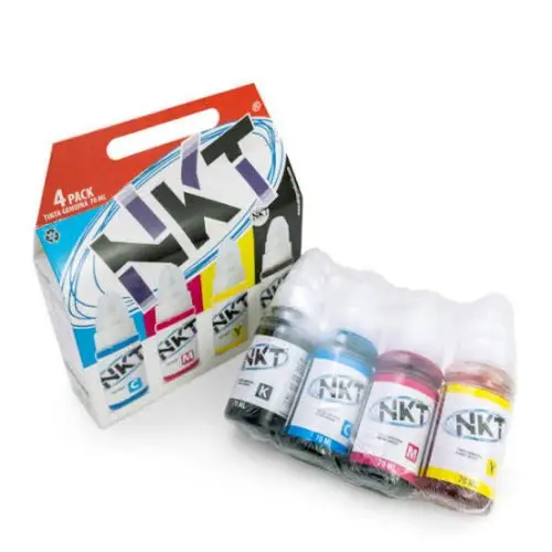 Tinta NKT 70ml Amarillo/Cyan/Magenta/Negro para Canon G2100 BLISTER 4 color