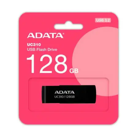 ADATA UC310-128G-RBK MEMORIA USB DE 128GB, 3.2