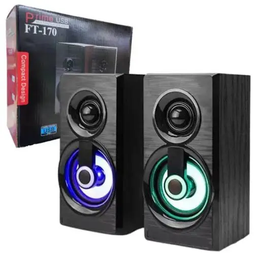 BOCINAS MULTIMEDIA PRIME USB FT-170