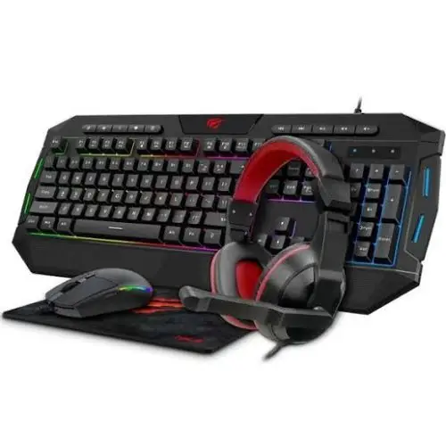 COMBO MOUSE + TECLADO + AUDIFONNOS + MOUSE PAD IMC-400