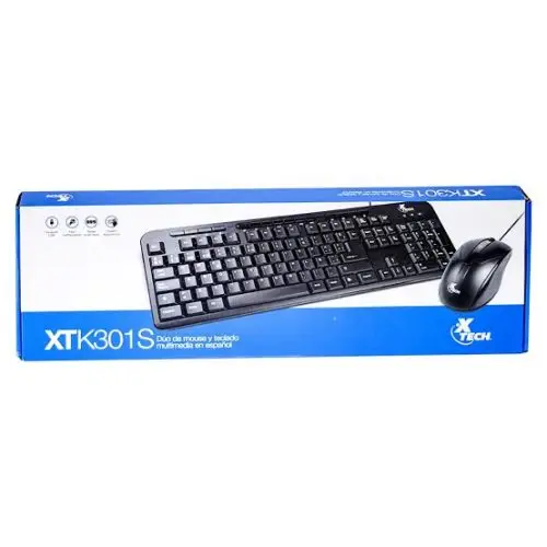 DUO DE MOUSE Y TECLADO XTK301S XTECH